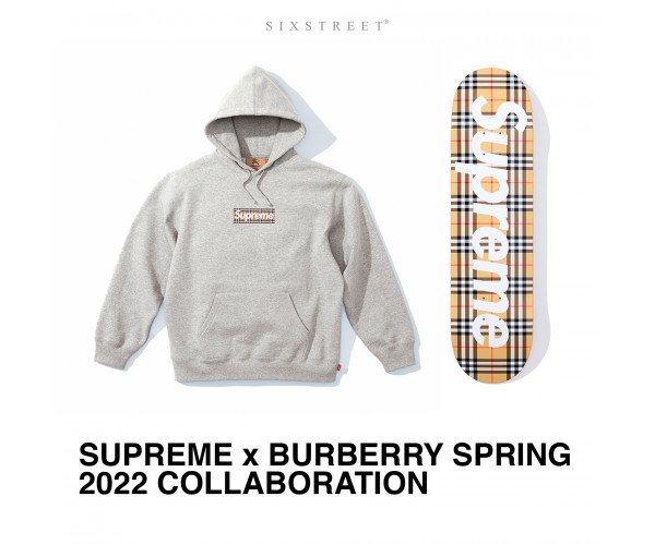 Kolaborasi Supreme x Burberry Spring 2022